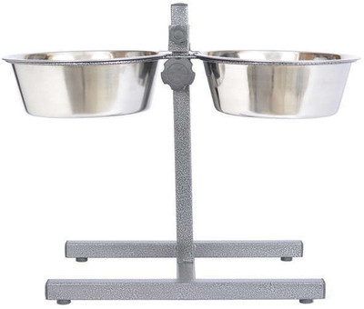 

Ecocart round Steel Pet Bowl(1600 ml Silver)