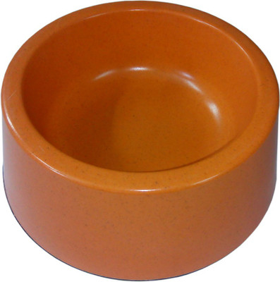 

All4pets Round Bamboo Pet Bowl(875 ml Orange)