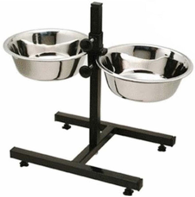 

Smarty Pet H Stand Round Stainless Steel Pet Bowl(3000 ml Steel)