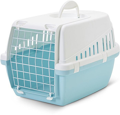 

Savic Trotter Retro Blue Basket Pet Carrier(Suitable For Dog, Cat)