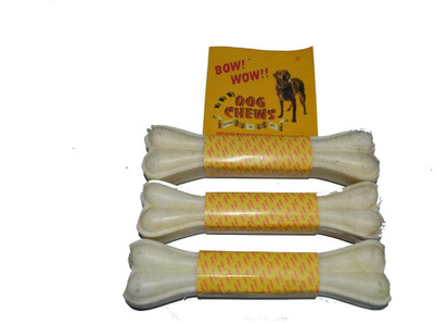 

Bow! Wow !! Raw Hide Pressed Bone 12" Beef Dog Chew(1.35 kg, Pack of 3)