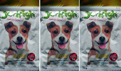 

JerHigh Liver Chicken Dog Chew(70 g, Pack of 3)