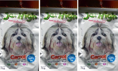 JerHigh Carrot Chicken Dog Chew(70 g, Pack of 3)