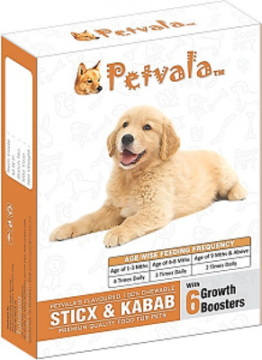 

PETVALA Petvala Dog Food Beefie Chow Chow Stix Premium Dog Sticks Chicken Dog Chew(400 g, Pack of 1)