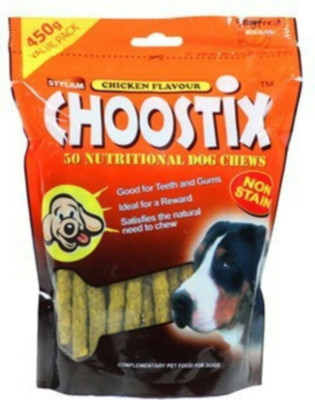 

Choostix Natural Chicken Dog Chew(450 g, Pack of 2)
