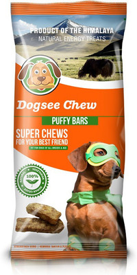 

Dogsee Chew Puffy Bars Cheese, Milk Dog Chew(80 g, Pack of 2)