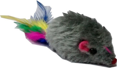Cat Tails Mouse with Feathers Cat Toy Cat Chew(5 g, Pack of 1)