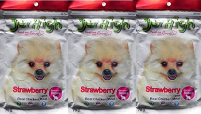 

JerHigh Strawberry Chicken Dog Chew(70 g, Pack of 3)