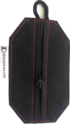 

Oliver Pouch Plain Dog Collar Charm(Black, Other)