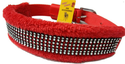

Bow! Wow !! Embellished Dog Collar Charm(Red, Star)
