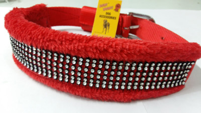 

Bow! Wow !! Embellished Dog Collar Charm(Red, Star)