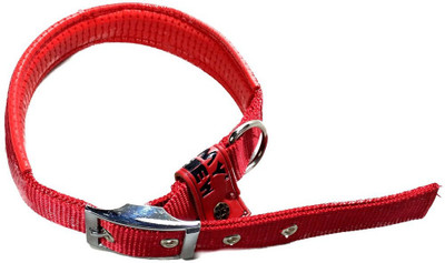 

TommyChew Plain Dog Collar Charm(Red, Round)