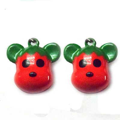 

Paw Zone Bell Dog & Cat Collar Charm(Red, Round)