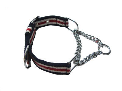 

Agnpetspot. Martingale cotton 1.5 inch Plain Dog Collar Charm(Multicolor, Round)