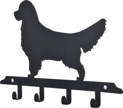 

Regal Icons Golden Retriever Plain Dog Collar Charm(Black, Other)