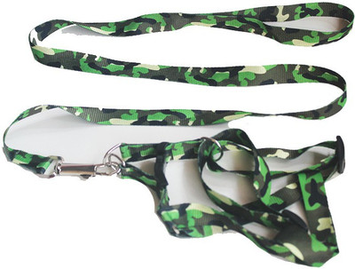 

Futaba Army Camouflage Running Pet Products Hauling Cable Dog Standard Harness(, Green