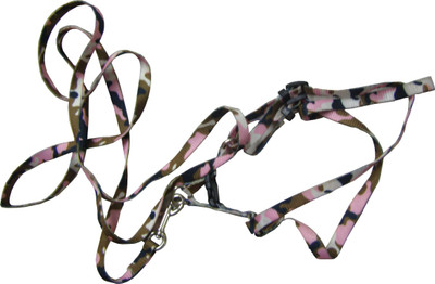 

Ecocart Dog Harness & Leash(, pink and black