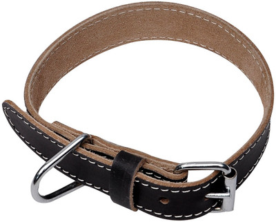 

Hawai Fashionable Simple Dog Everyday Collar(, Black