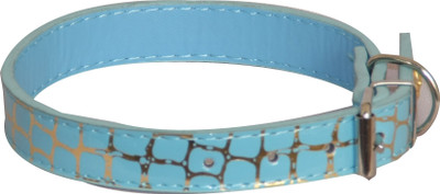 

Pethub Standard Printed Collar-Blue Dog Everyday Collar(, Blue
