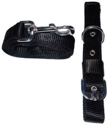 

Pet Club51 Pet Club51 Dog Collar & Leash(Medium, Black)