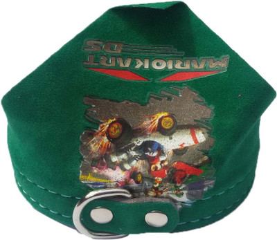 

Pets Planet High Quality with Velvet Scarf Dog Collar(Green)