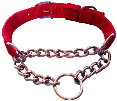 

Pet Club51 Pet Club51 Dog Collar & Chain(, Red