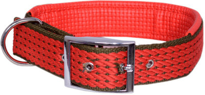 

Pets Planet High Quality Adjustable with Soft Padding Dog Collar(Red)