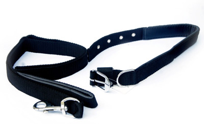

Pet Empire Dog Collar & Leash(, Black