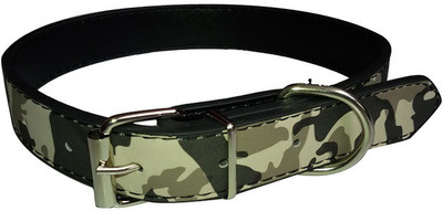 

Pets Planet High Quality with Military Design Dog Everyday Collar(, Black