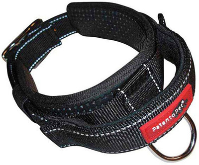 Patento Pet Control Collar Dog Show Collar(Extra Large, Black)