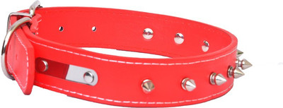 

Pethub SINGLE SPIKE RED  Dog Show Collar(, Red