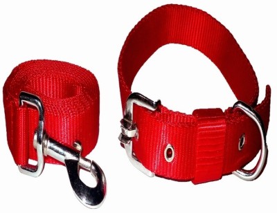 

Pets Planet Dog Collar & Leash(, Red