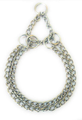

Sollar's Dog Choke Chain Collar(, Silver