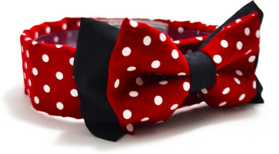 

That Dog in Tuxedo The Minnie Mouse Bow Tie - S Dog Show Collar(, Red