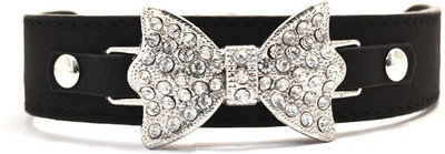 

That Dog in Tuxedo The Cystal Choker Dog Everyday Collar(, Black
