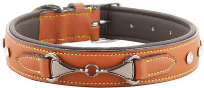 

Hill $ Oliver Dog Everyday Collar(Small, TAN BROWN)