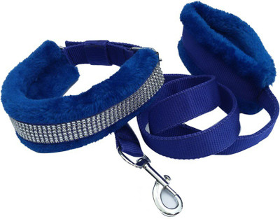 

Pets Planet Dog Collar & Leash(, Blue