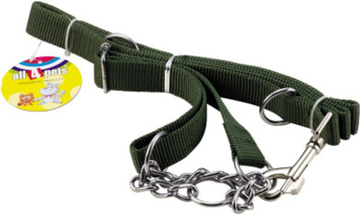 

All4pets Dog Harness & Chain(, Green