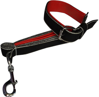 

Pets Planet Dog Collar & Leash(, Black