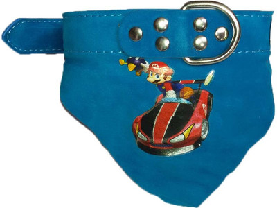 

Pets Planet High Quality with Velvet Scarf Dog Collar(Blue)