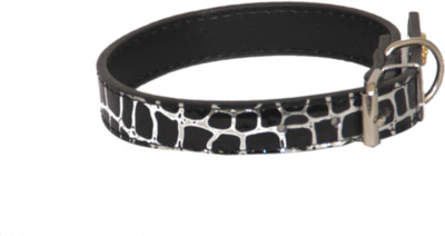 

Pethub Standard Printed Collar-Black Dog Everyday Collar(, Black