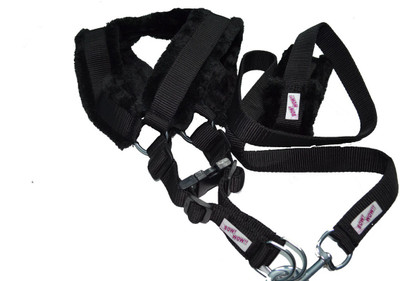 

Bow! Wow !! Dog Harness & Leash(, Black