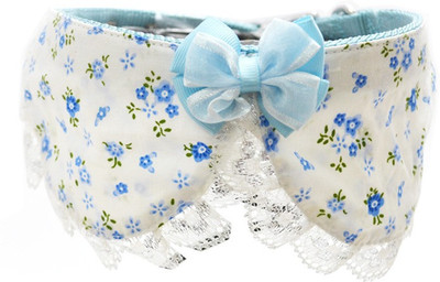 

That Dog in Tuxedo The Lace Chic Dog Everyday Collar(, Blue