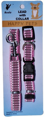 

Waves Dog Collar & Leash(, Multicolor