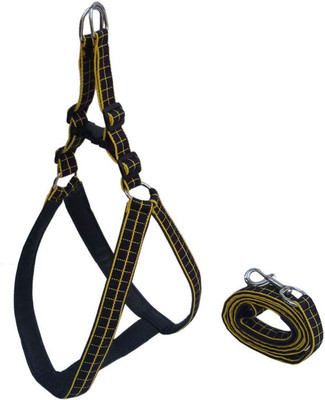 

Pets Planet Dog Standard Harness(, Black & Yellow