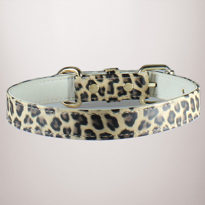

Pet Connect Pet Connect The Wild One Dog Collar Size  Dog Everyday Collar(, Leopard Print