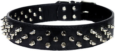 

Pethub TRIPLE SPIKE  ZIGZAG BLACK Dog Show Collar(, Black