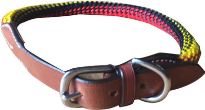 

NappetsIndia Secure Dog Everyday Collar(, Red, Yellow, Black, Brown, Black;brown;red;yellow