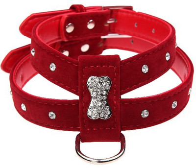 

Futaba Dog Harness & Leash(Medium, Red)