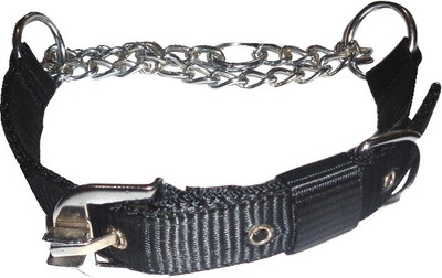 

Suraj Chains Dog Collar & Leash(, Black